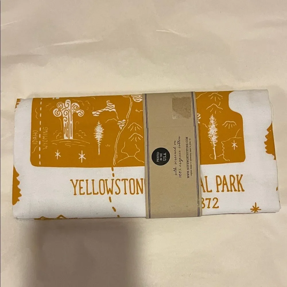 Yellow Tea Towel
